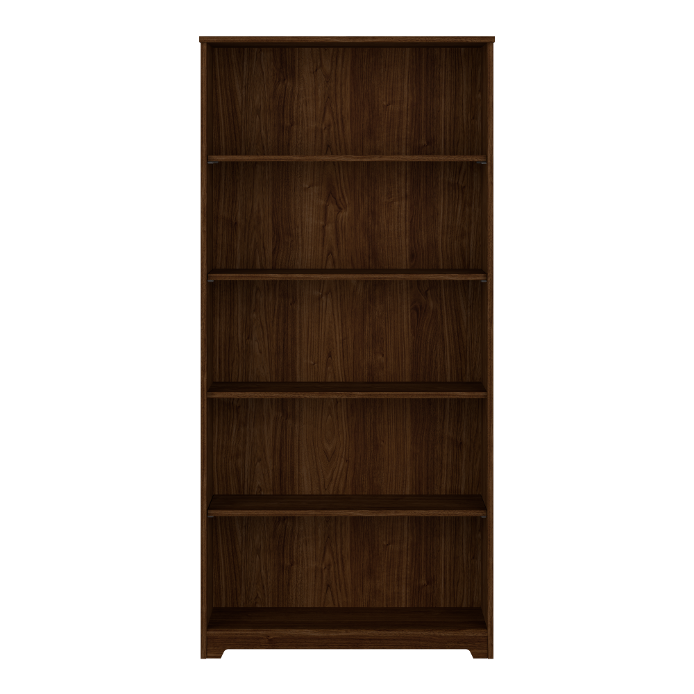 Shop Bush Furniture Cabot Tall 5 Shelf Bookcase, Image 03, WC31066-03, #color_modern walnut