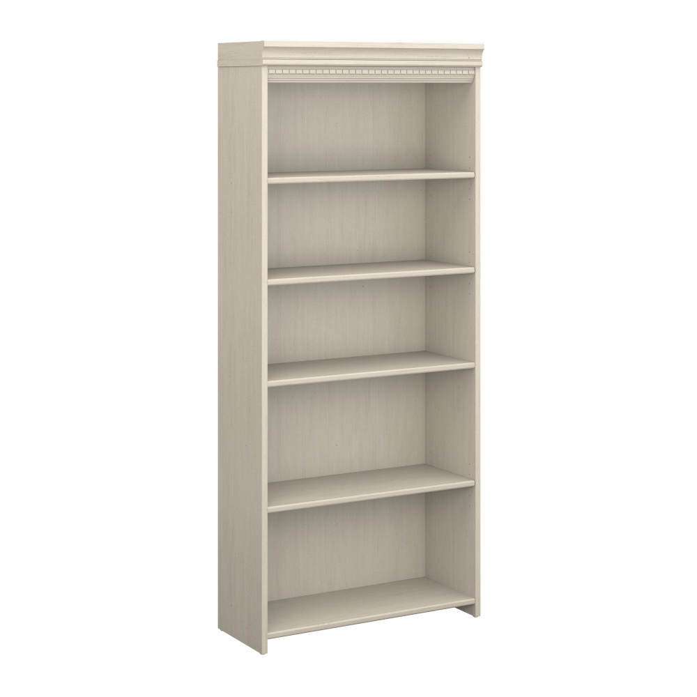 Shop Bush Furniture Fairview Tall 5 Shelf Bookcase, Image 01, WC53265-03, #color_antique white