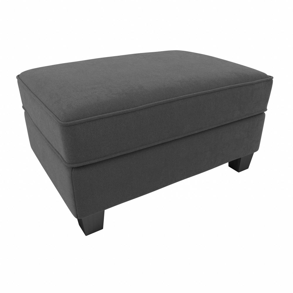 Shop Bush Furniture Stockton Storage Ottoman, Image 01, SNO34SCGH-Z, #color_charcoal gray herringbone fabr