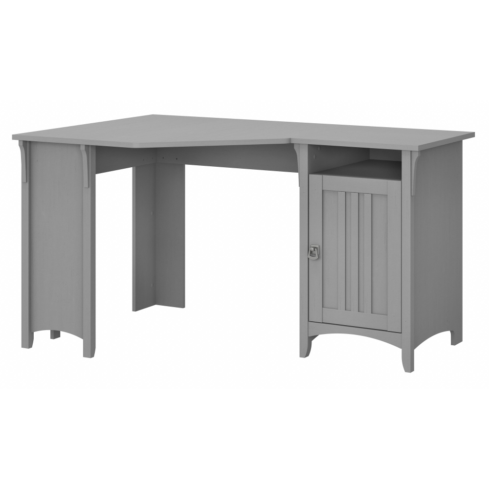 Shop Bush Furniture Salinas 55W Corner Desk with Storage, Image 01, SAD155CG-03, #color_cape cod gray