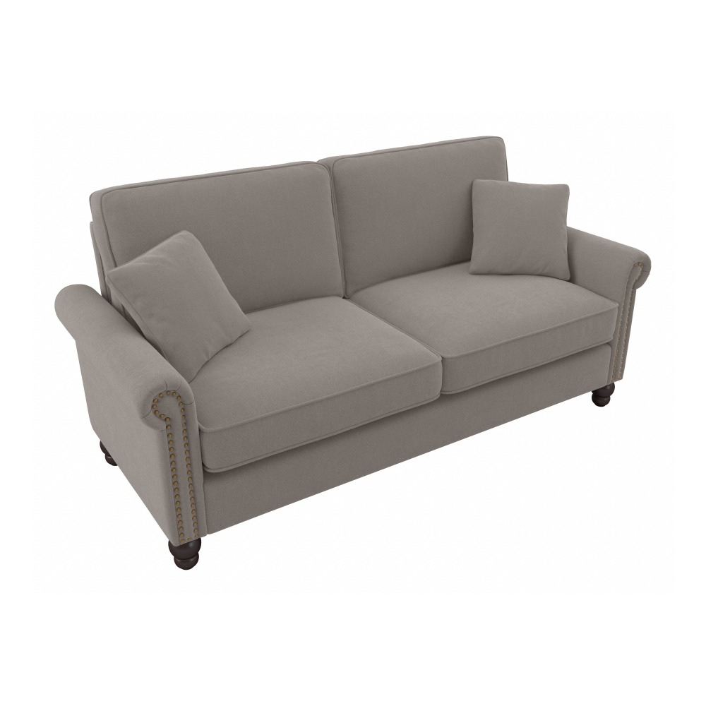 Shop Bush Furniture Coventry 73W Sofa, Image 01, CVJ73BBGH-03K, #color_beige herringbone fabric