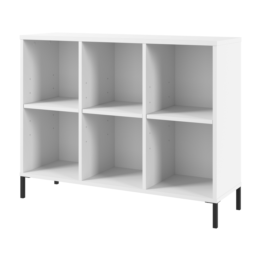 Shop Bush Furniture Soho 6 Cube Organizer, Image 01, SHB137WH-Z, #color_white