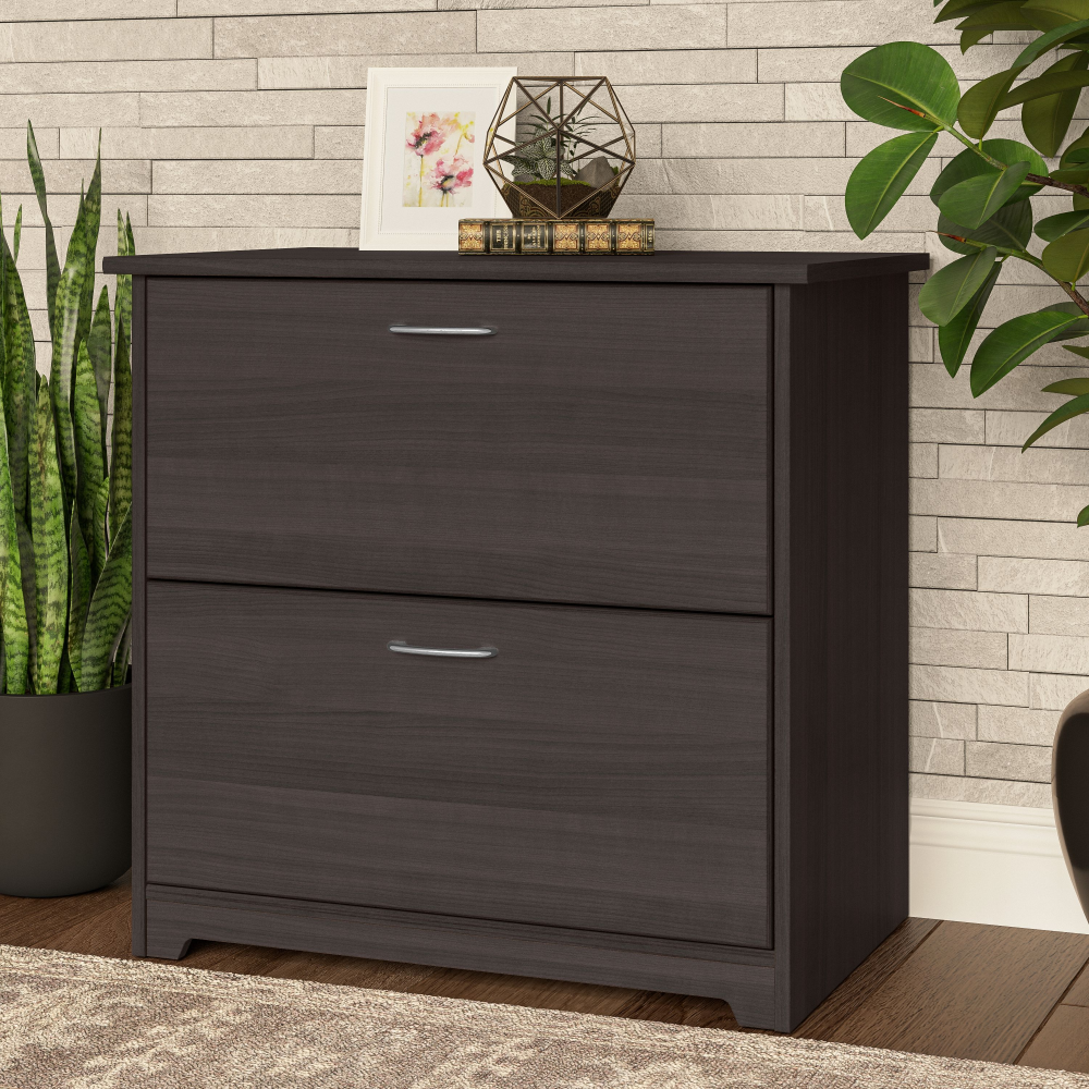 Shop Bush Furniture Cabot 2 Drawer Lateral File Cabinet, Image 02, WC31780, #color_heather gray