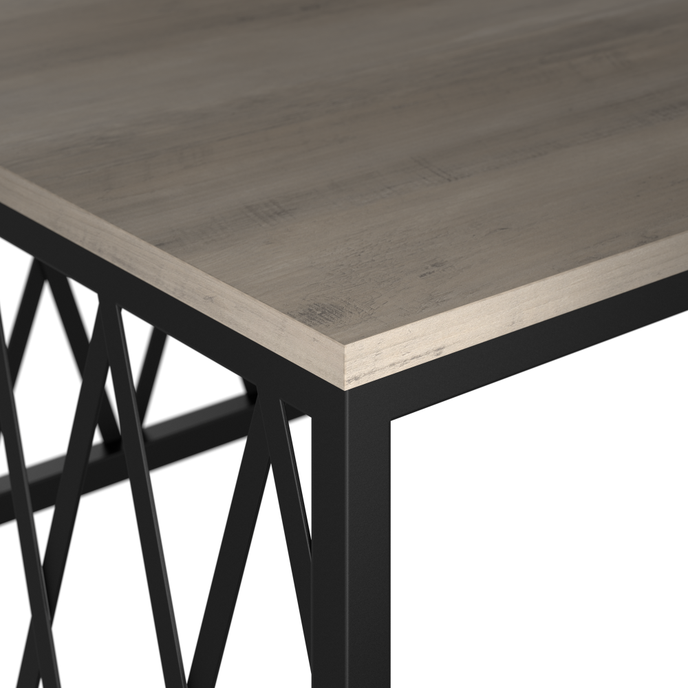 Shop Bush Furniture City Park 60W Industrial Writing Desk, Image 06, CPD160DG-03, #color_driftwood gray