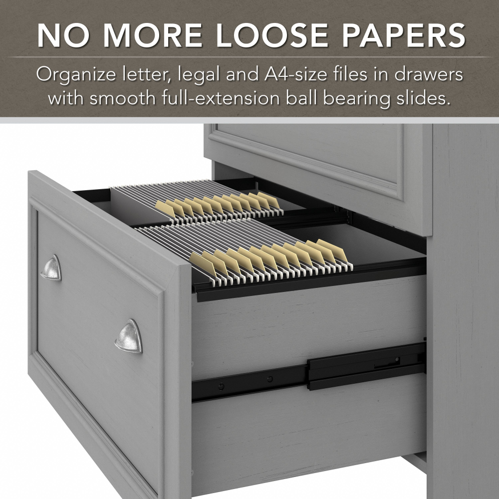 Shop Bush Furniture Fairview 2 Drawer Lateral File Cabinet, Image 08, WC53581-03, #color_cape cod gray