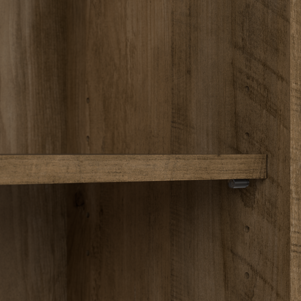 Shop Bush Furniture Cabot Small Entryway Cabinet with Doors, Image 07, WC31598-Z, #color_reclaimed pine