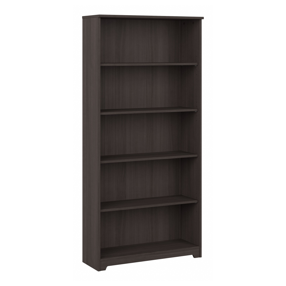 Shop Bush Furniture Cabot Tall 5 Shelf Bookcase, Image 01, WC31766, #color_heather gray