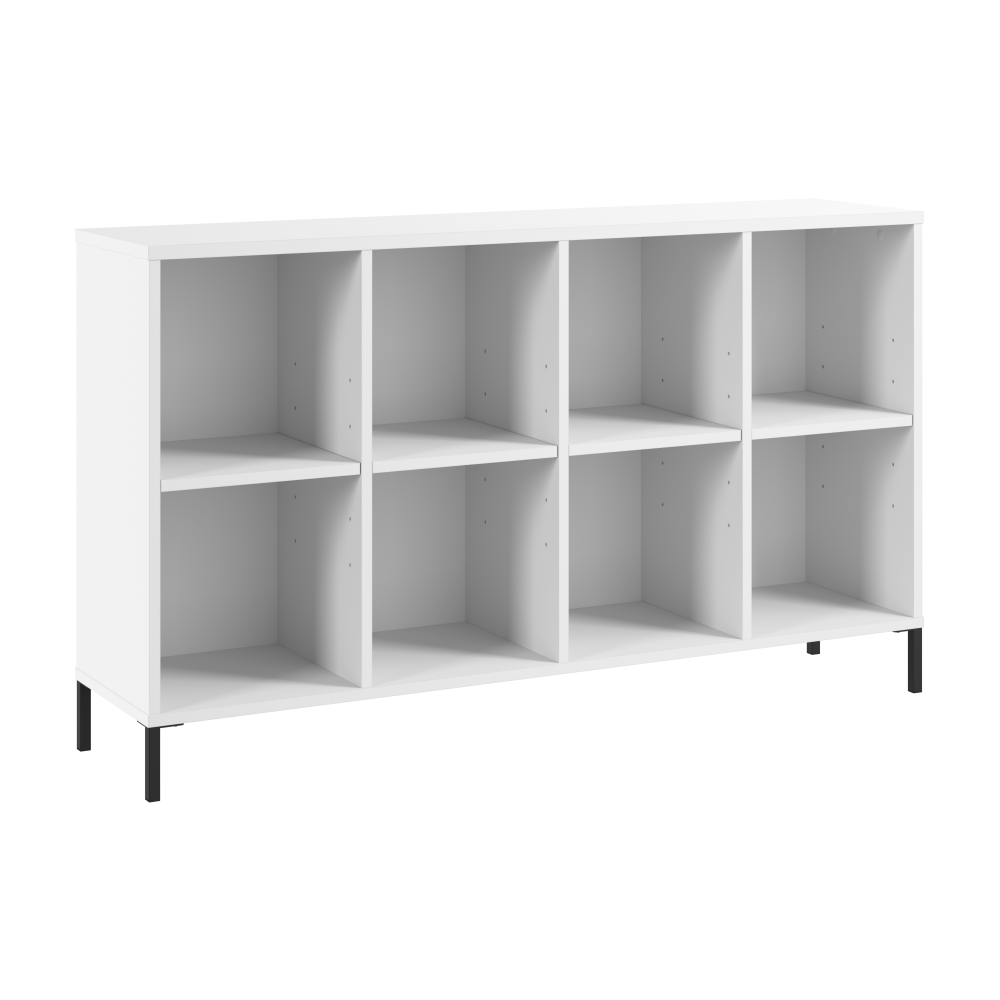 Shop Bush Furniture Essence 8 Cube Organizer, Image 01, ESB150WH, #color_white