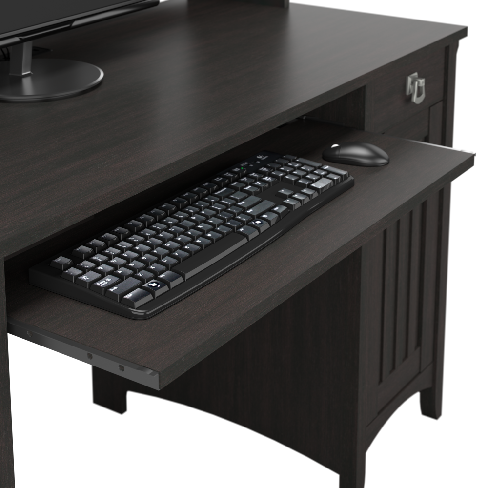 Shop Bush Furniture Salinas Small Computer Desk with Hutch, Image 03, MY72708-03, #color_vintage black