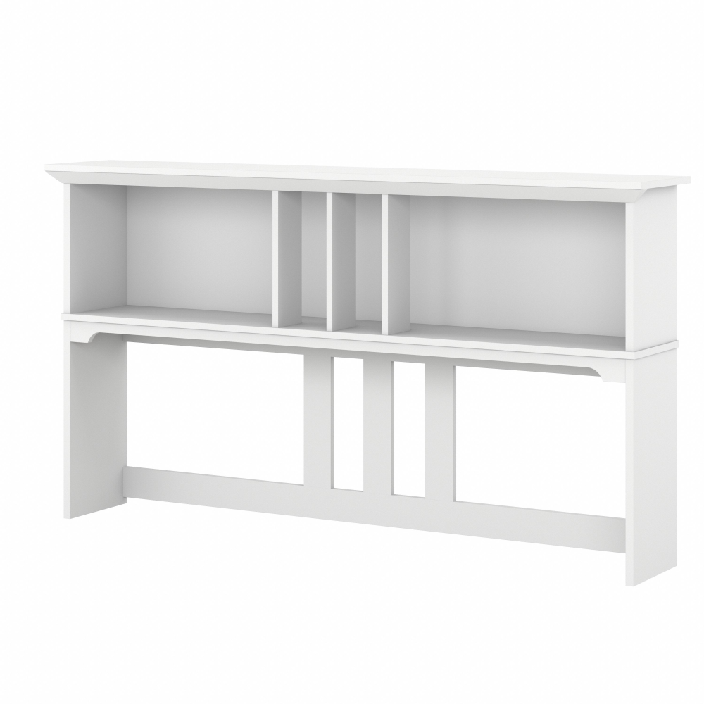 Shop Bush Furniture Salinas 60W Hutch for L Shaped Desk, Image 01, SAH160G2W-03, #color_pure white