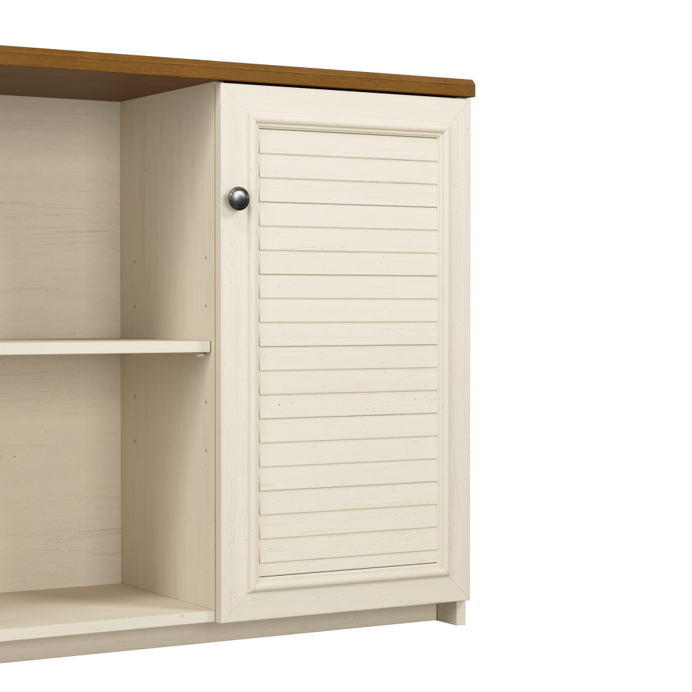 Shop Bush Furniture Fairview Accent Cabinet with Doors, Image 04, WC53248-03, #color_antique white/tea maple