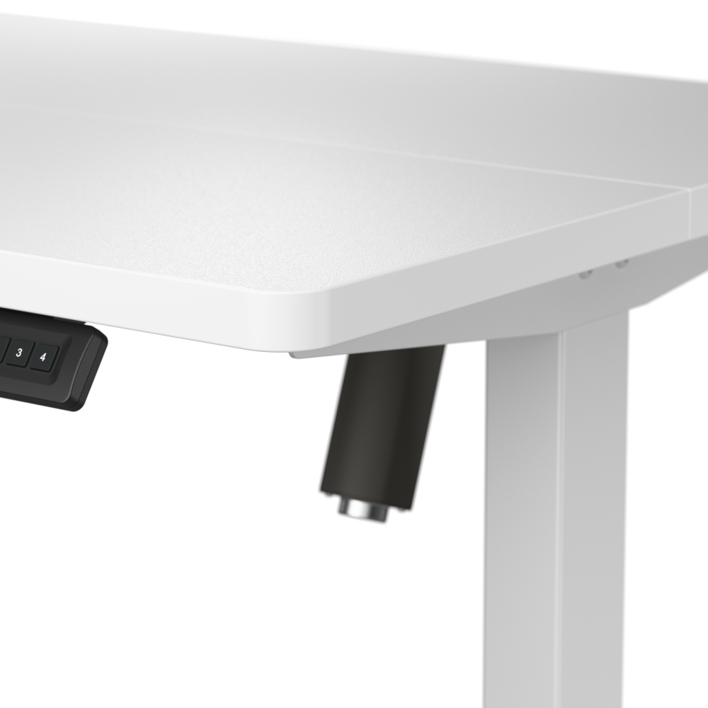 Shop Bush Furniture Energize 55W x 24D Electric Height Adjustable Standing Desk, Image 06, EZ155WHW-03, #color_basic white/white frame