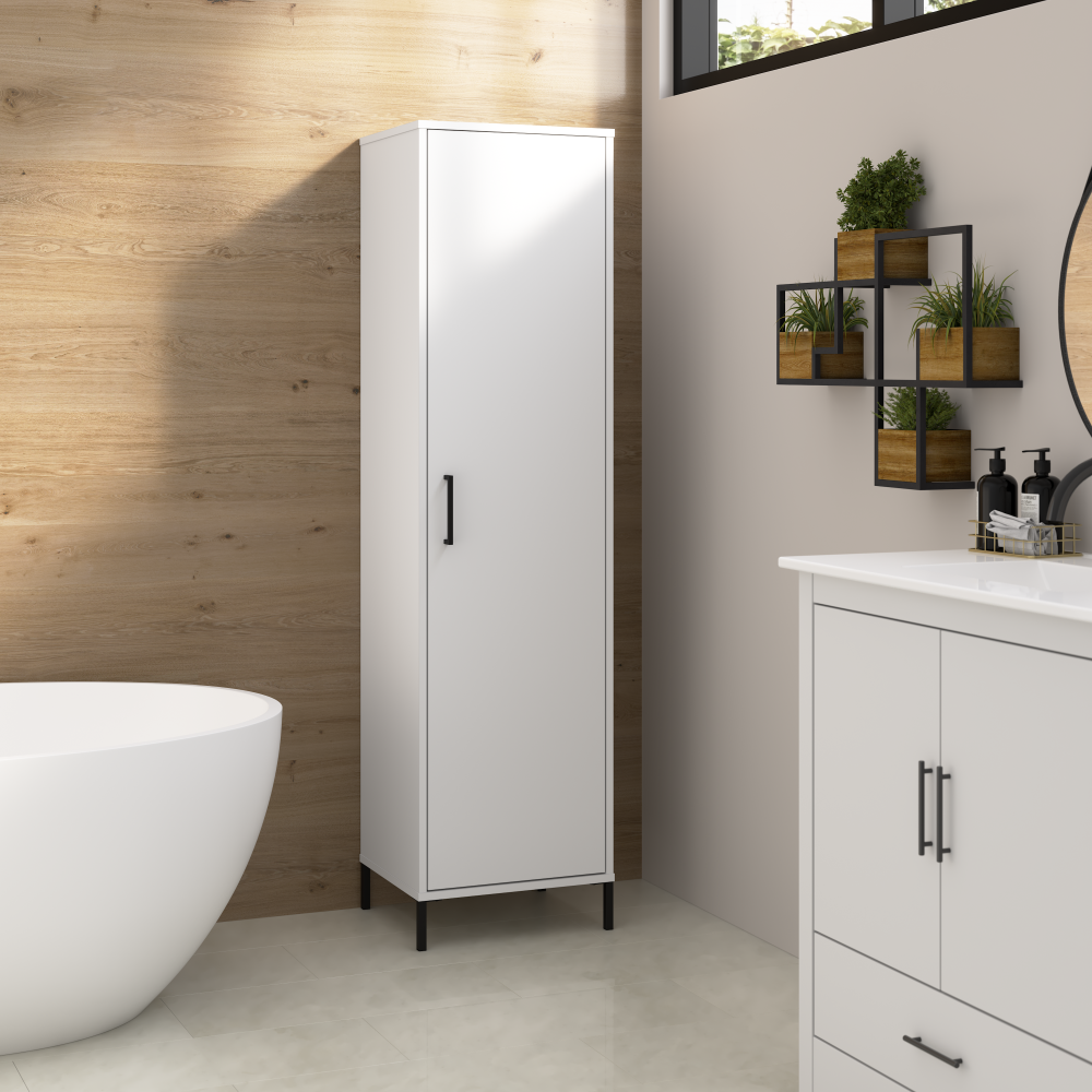 Bush Home Soho Narrow Bathroom Storage Cabinet Bush Home Soho Narrow Bathroom Storage Cabinet