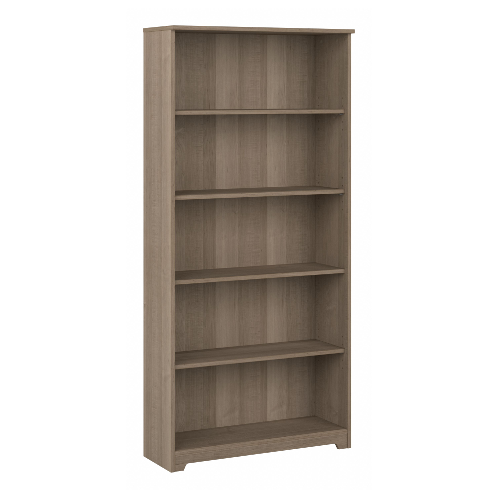 Shop Bush Furniture Cabot Tall 5 Shelf Bookcase, Image 01, WC31266, #color_ash gray