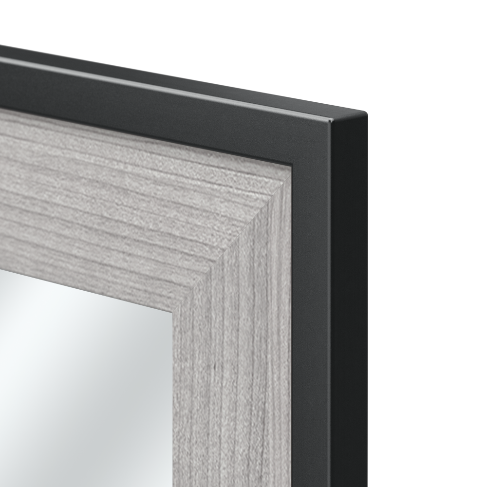 Shop Bush Furniture Atria Bedroom Mirror, Image 05, ARA130PG, #color_platinum gray