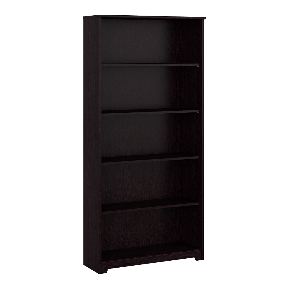 Shop Bush Furniture Cabot Tall 5 Shelf Bookcase, Image 01, WC31866, #color_espresso oak