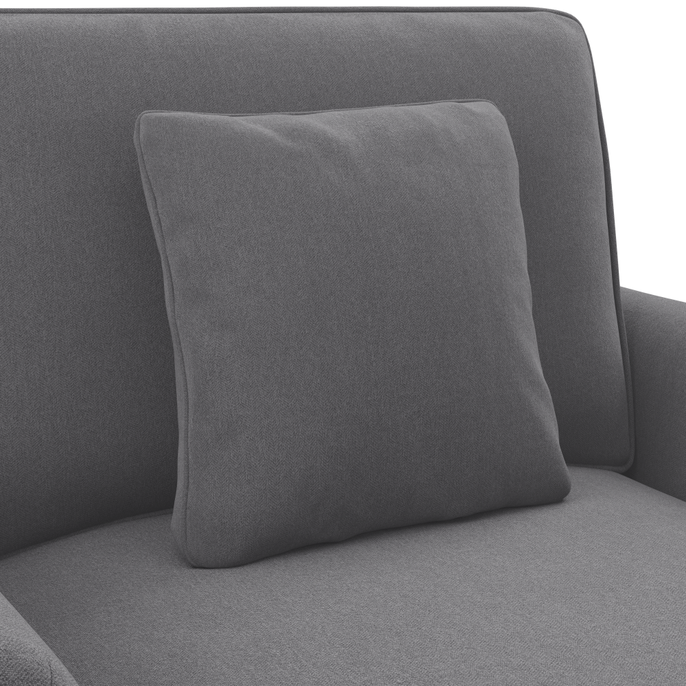 Shop Bush Furniture Coventry Chaise Lounge with Arms, Image 05, CVM41BCGH-03K, #color_charcoal gray herringbone fabr