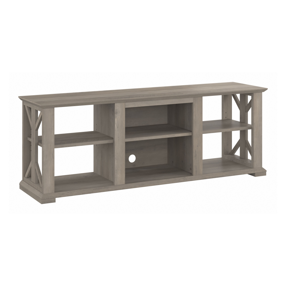 Shop Bush Furniture Homestead Farmhouse TV Stand for 70 Inch TV, Image 01, HOV160DG-03, #color_driftwood gray
