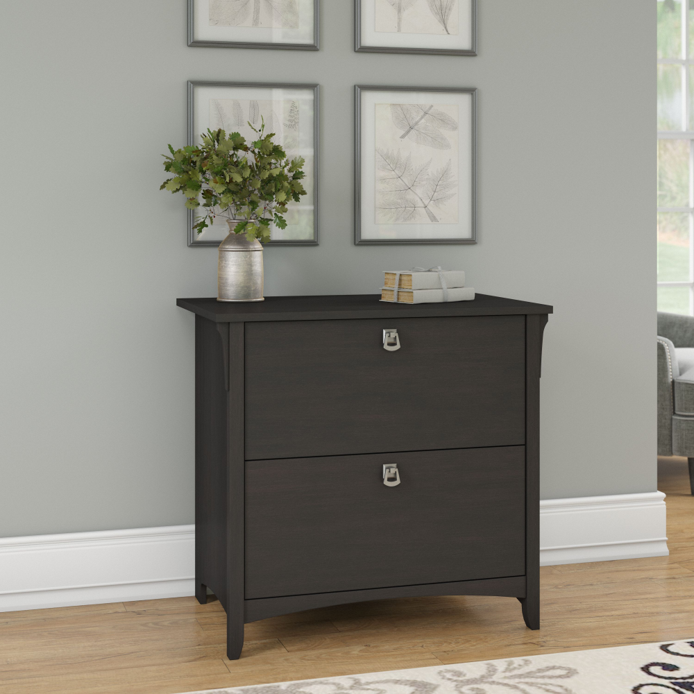 Shop Bush Furniture Salinas 2 Drawer Lateral File Cabinet, Image 02, SAF132VB-03, #color_vintage black