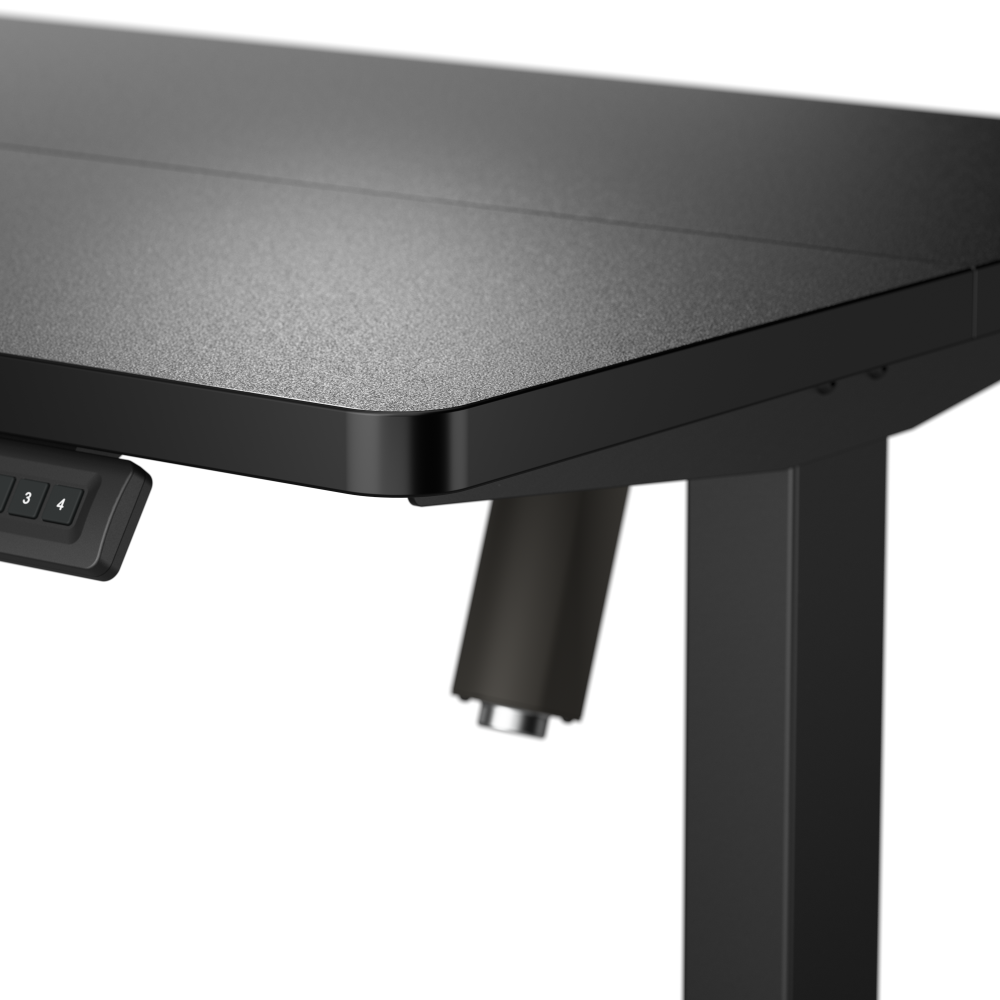 Shop Bush Furniture Energize 55W x 24D Electric Height Adjustable Standing Desk, Image 06, EZ155BSB-03, #color_basic black/black frame