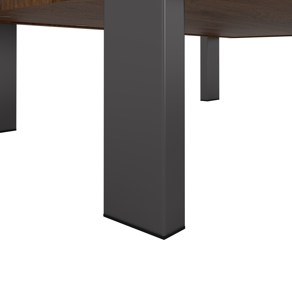 Shop Bush Furniture Architect 4 Shelf Bookcase, Image 07, ACB131MW-03, #color_modern walnut