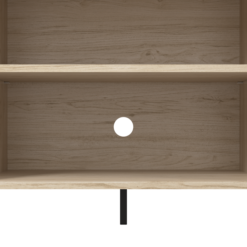 Shop Bush Furniture Soho 58W TV Stand, Image 05, SHV158NE-Z, #color_natural elm