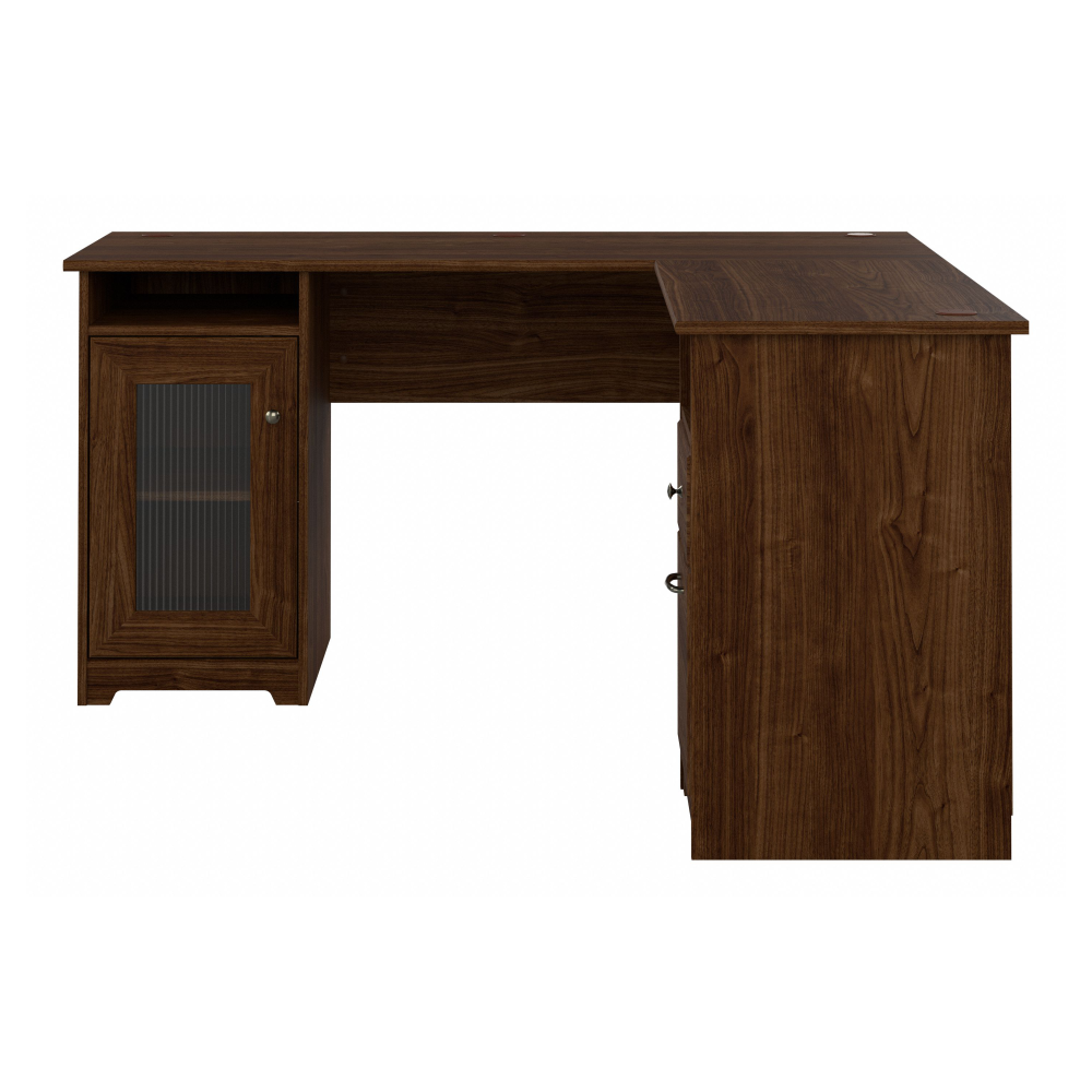 Shop Bush Furniture Cabot 60W L Shaped Computer Desk with Storage, Image 03, WC31030K, #color_modern walnut