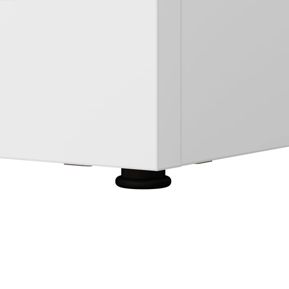 Shop Bush Business Furniture Hampton Heights 30W Tall Storage Cabinet with Doors and Shelves, Image 08, HHS630WH-Z, #color_white