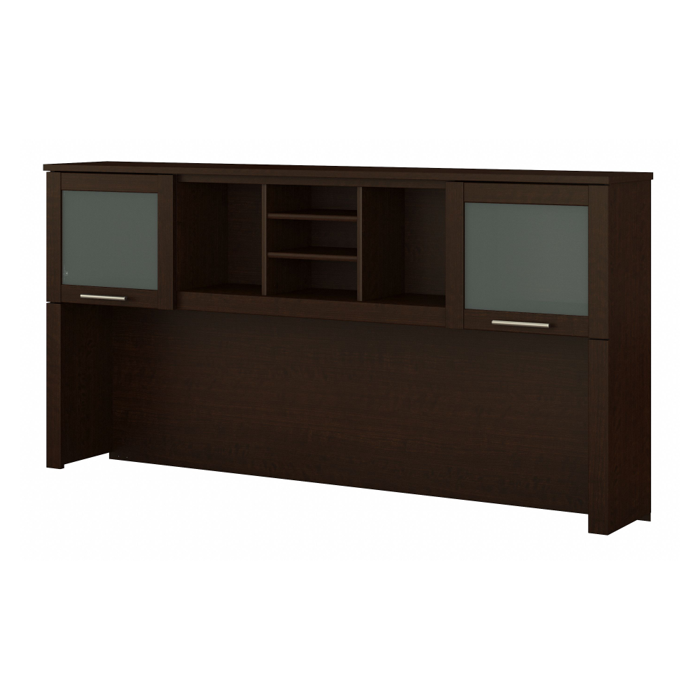 Shop Bush Furniture Somerset 72W Desk Hutch, Image 02, WC81811, #color_mocha cherry