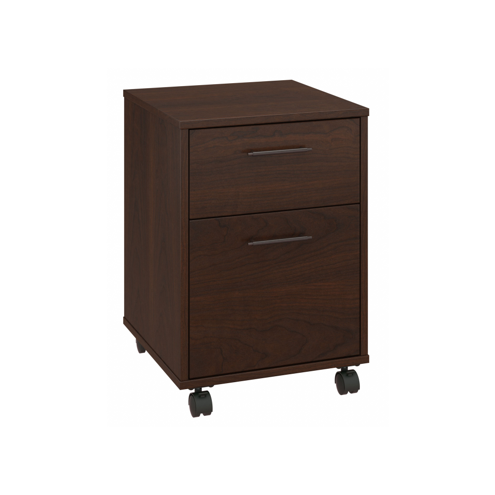 Shop Bush Furniture Key West 2 Drawer Mobile File Cabinet, Image 02, KWF116BC-03, #color_bing cherry