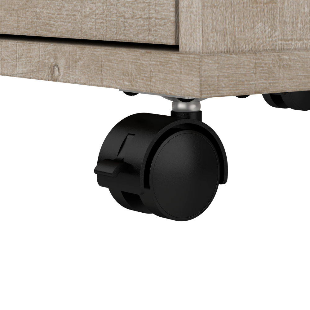 Shop Bush Furniture Key West 2 Drawer Mobile File Cabinet, Image 05, KWF116WG-03, #color_washed gray