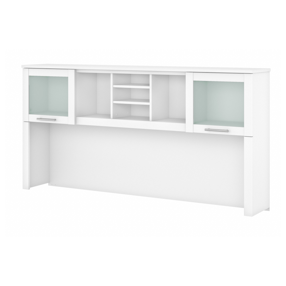 Shop Bush Furniture Somerset 72W Desk Hutch, Image 02, WC81911, #color_white