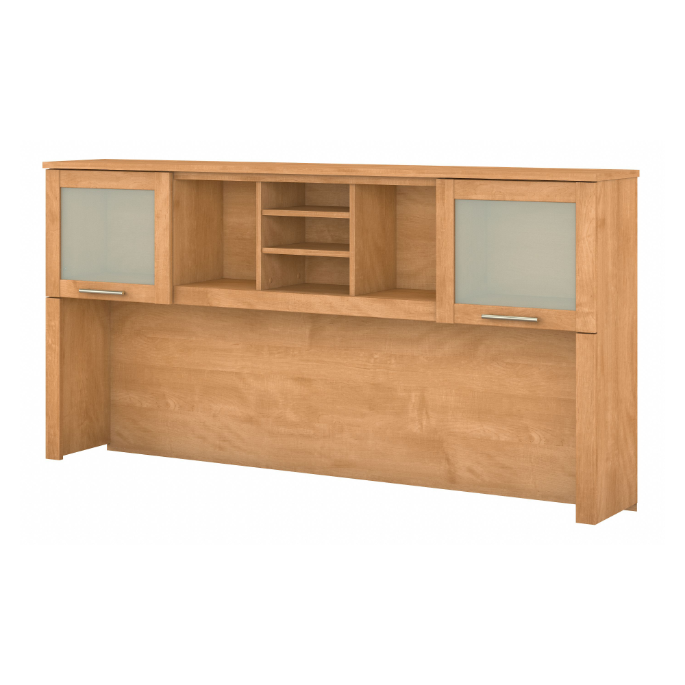 Shop Bush Furniture Somerset 72W Desk Hutch, Image 02, WC81411, #color_maple cross