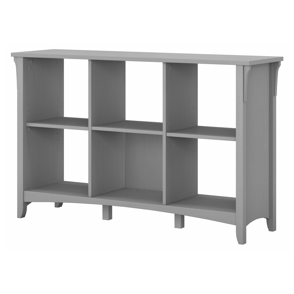 Shop Bush Furniture Salinas 6 Cube Organizer, Image 02, SAB148CG-03, #color_cape cod gray