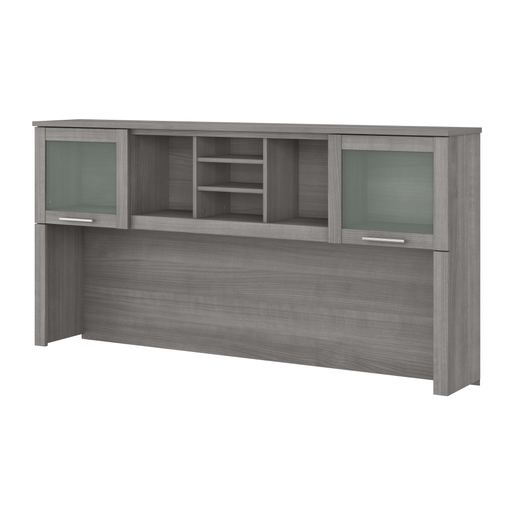 Shop Bush Furniture Somerset 72W Desk Hutch, Image 02, WC81211, #color_platinum gray