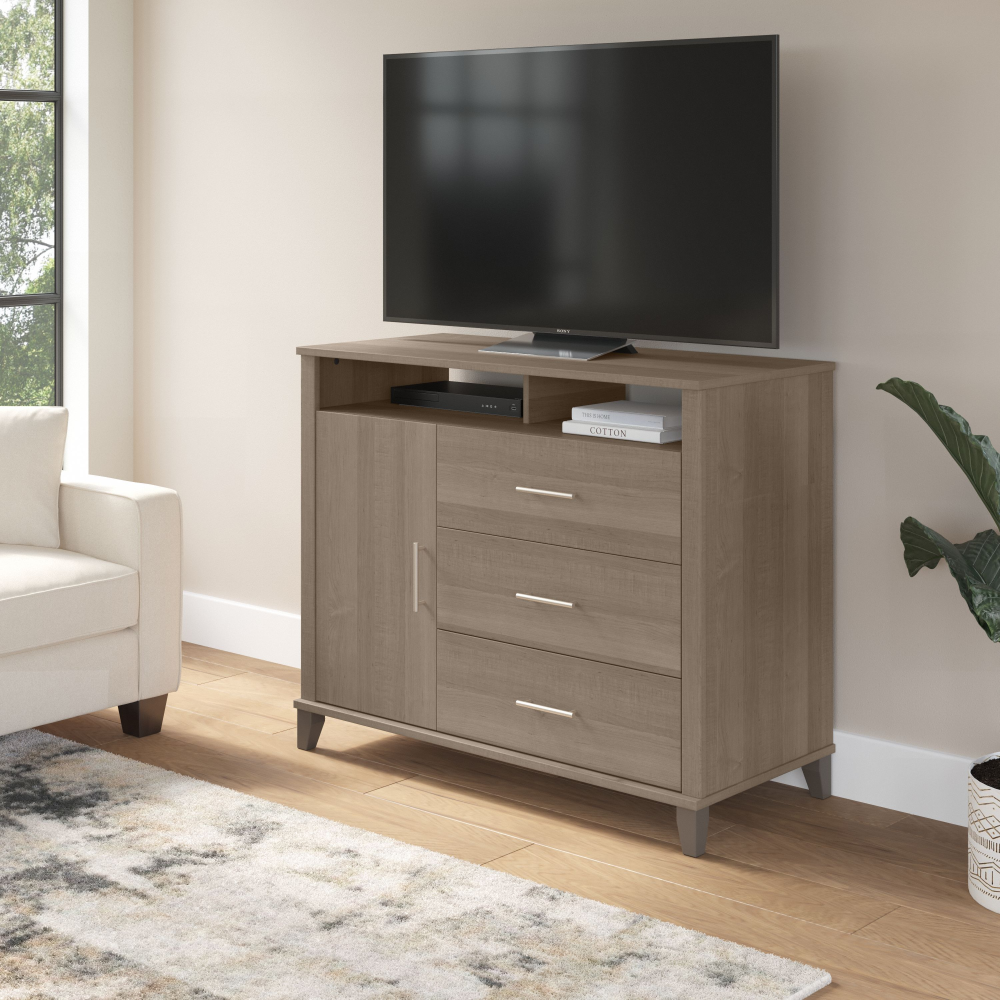 Bush Home Somerset Tall TV Stand with Storage