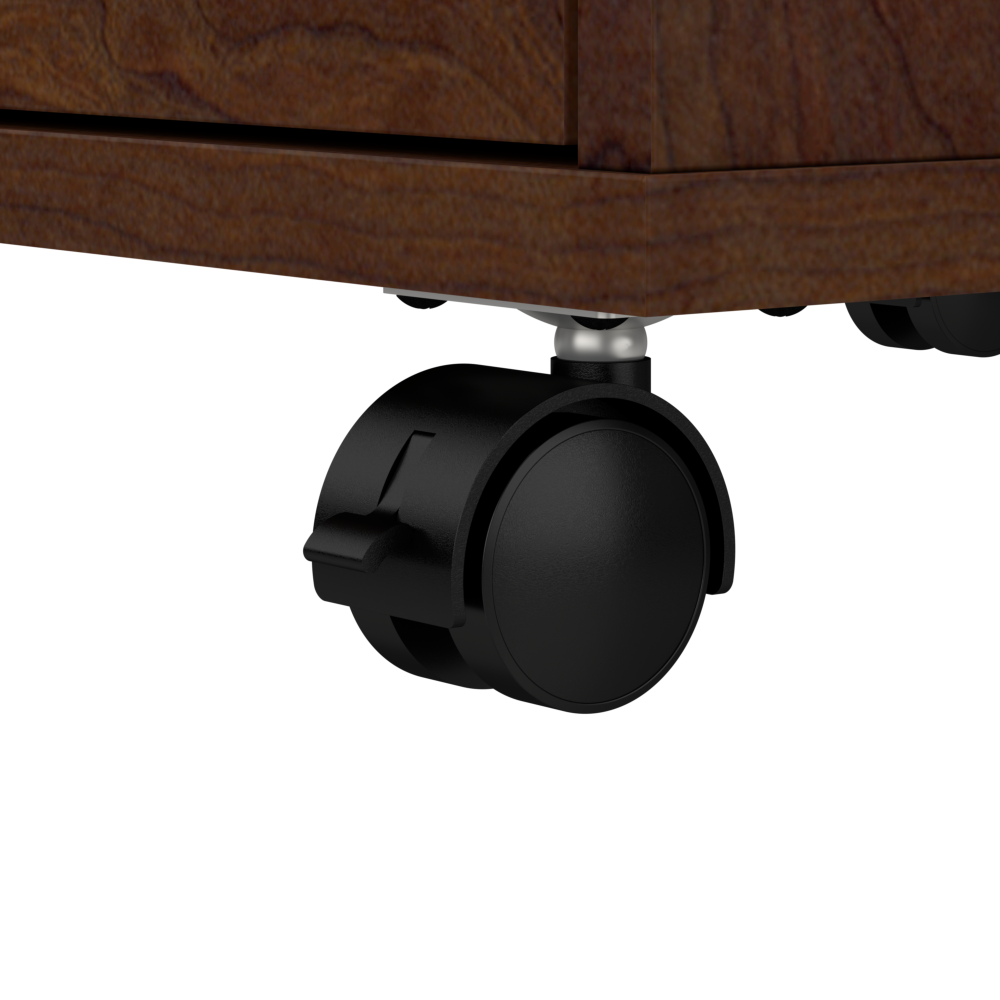 Shop Bush Furniture Key West 2 Drawer Mobile File Cabinet, Image 05, KWF116BC-03, #color_bing cherry