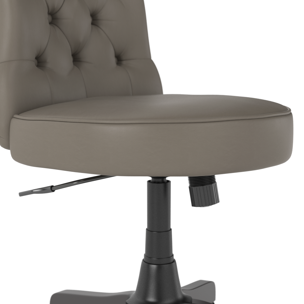 Shop Bush Business Furniture Arden Lane Mid Back Tufted Office Chair, Image 04, CH2301WGL-03, #color_washed gray leather
