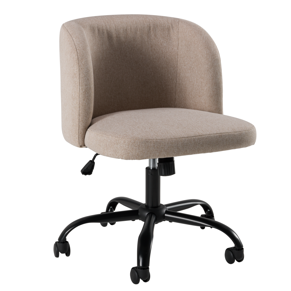 Shop Bush Furniture Pembroke Armless Desk Chair for Home Office, Image 02, CH4301BGF-03, #color_beige fabric