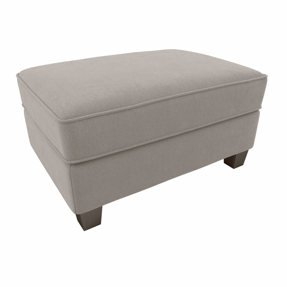 Shop Bush Furniture Stockton Storage Ottoman, Image 02, SNO34SBGH-Z, #color_beige herringbone fabric