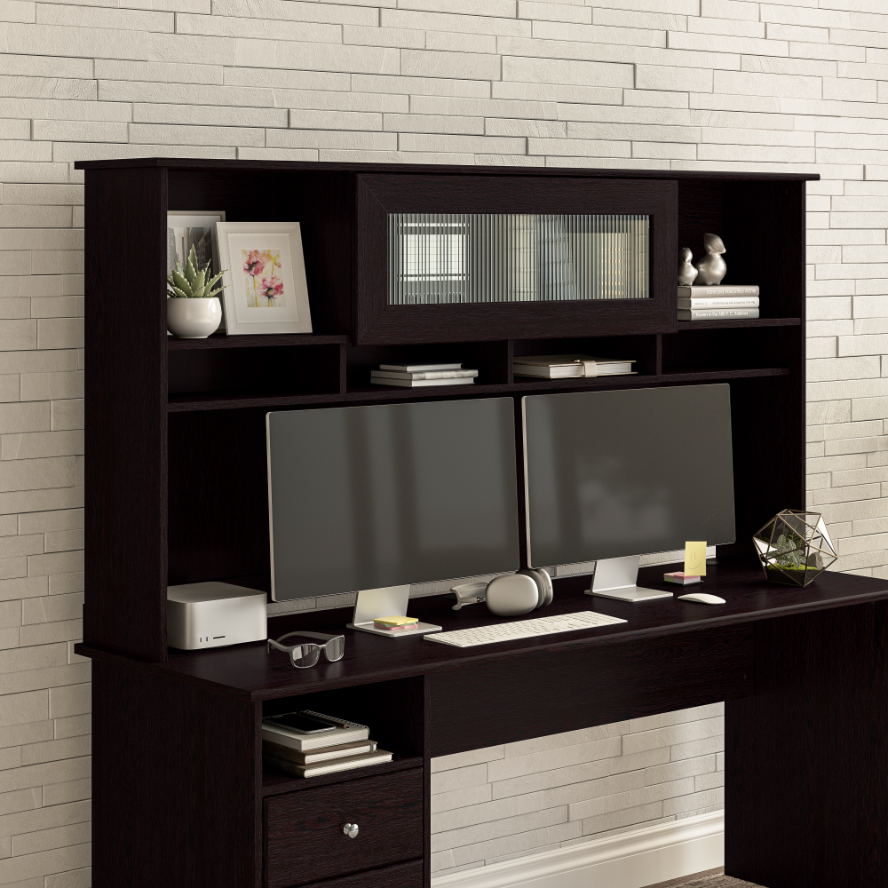 Shop Bush Furniture Cabot 72W Desk Hutch, Image 01, WC31873, #color_espresso oak