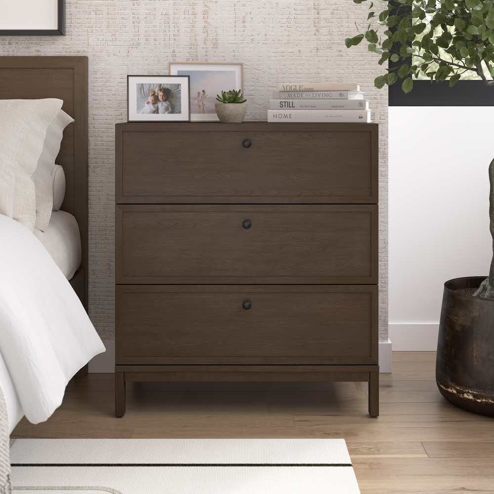 Bush Home Avery 3 Drawer Dresser Bush Home Avery 3 Drawer Dresser