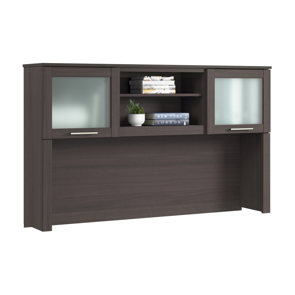 Shop Bush Home Somerset 60W Desk Hutch, Image 02, WC81531, #color_storm gray
