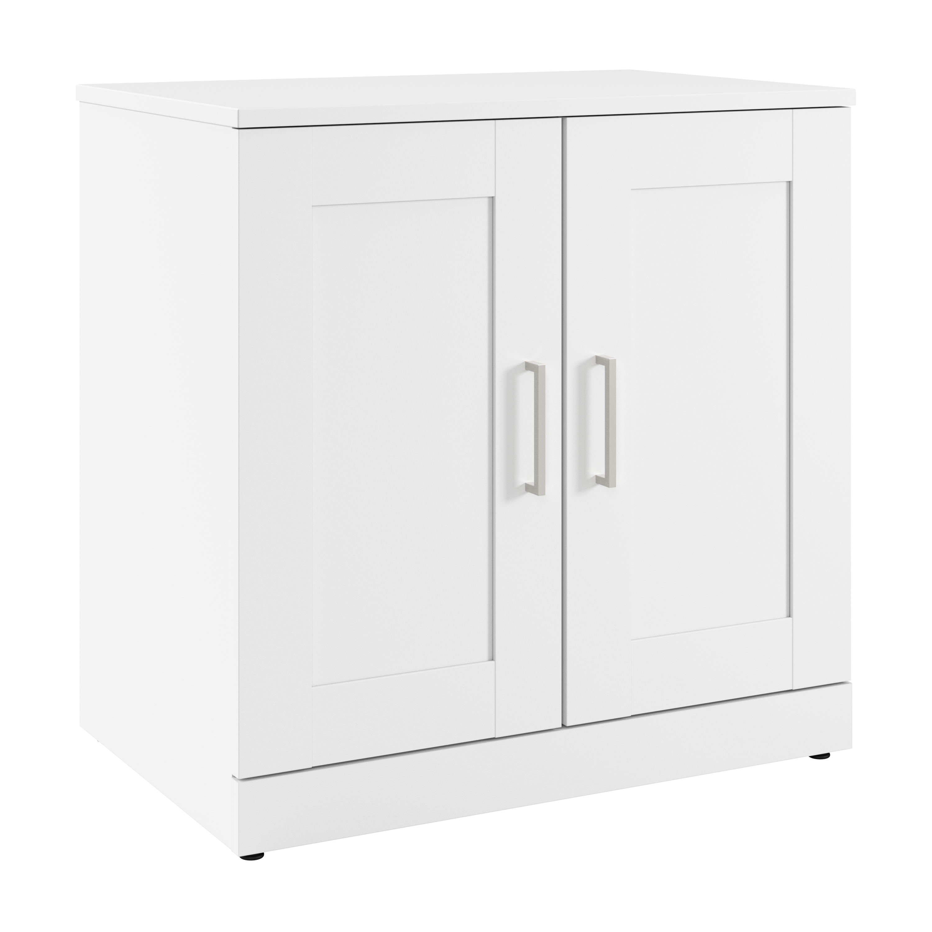 Shop Bush Business Furniture Hampton Heights 30W Storage Cabinet with Doors 02 HHS130WH #color_white