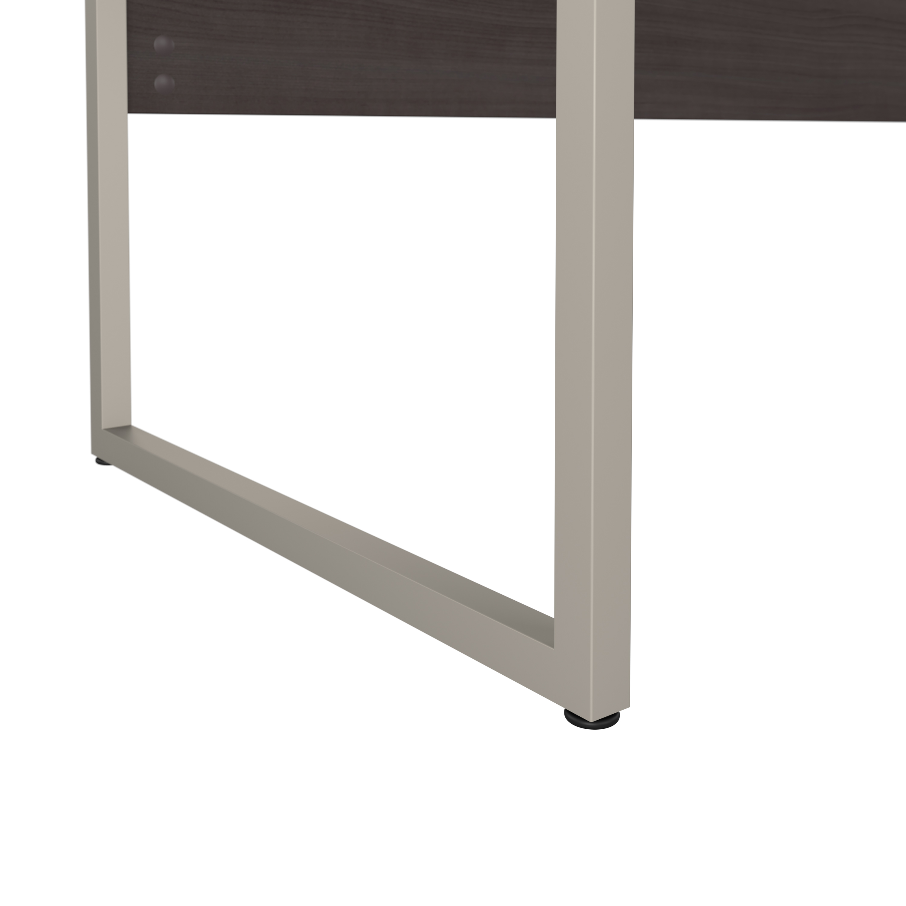 Shop Bush Business Furniture Hybrid 72W x 24D Computer Table Desk with Metal Legs 05 HYD272SG #color_storm gray