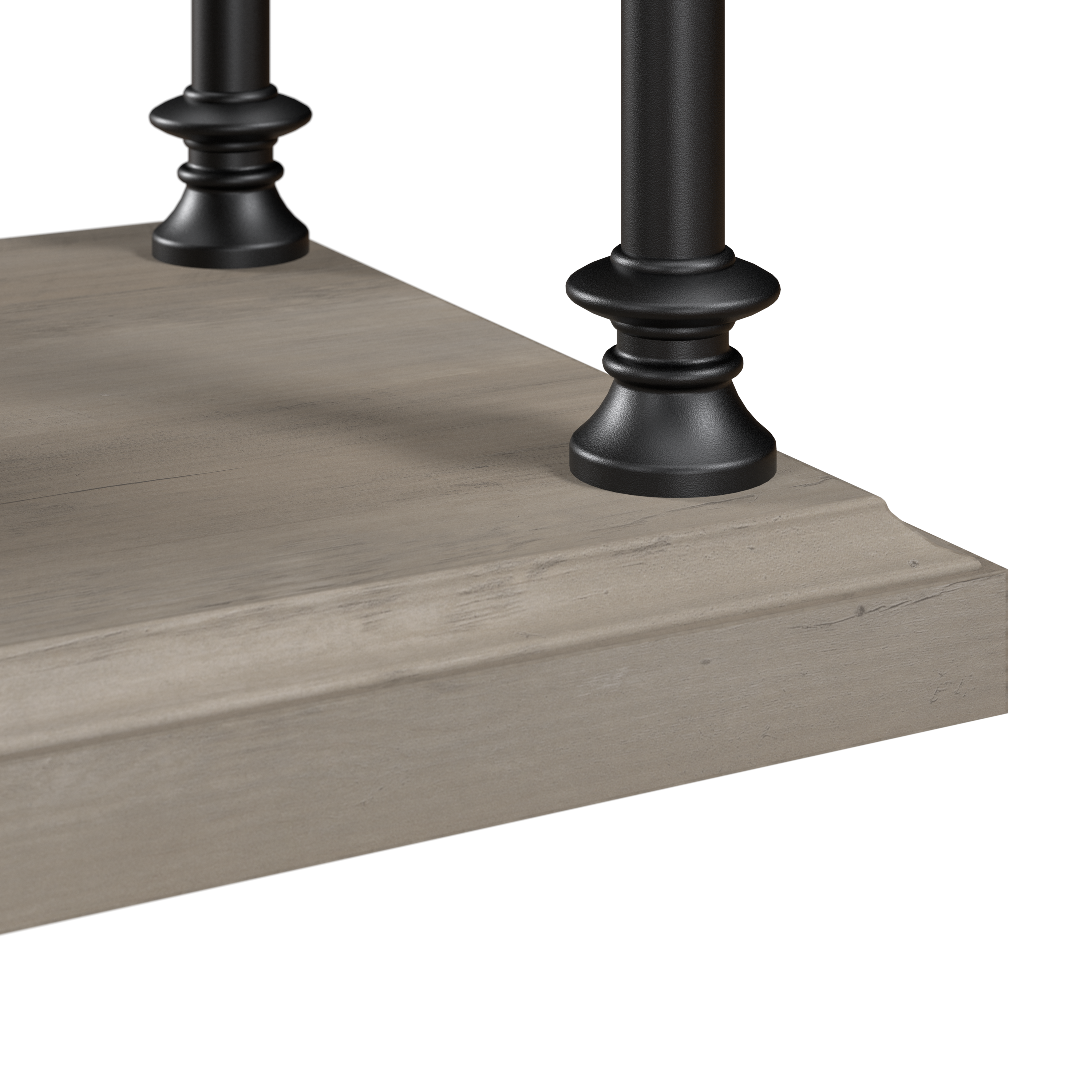 Shop Bush Furniture Coliseum Square Coffee Table 04 CST136DG-03 #color_driftwood gray