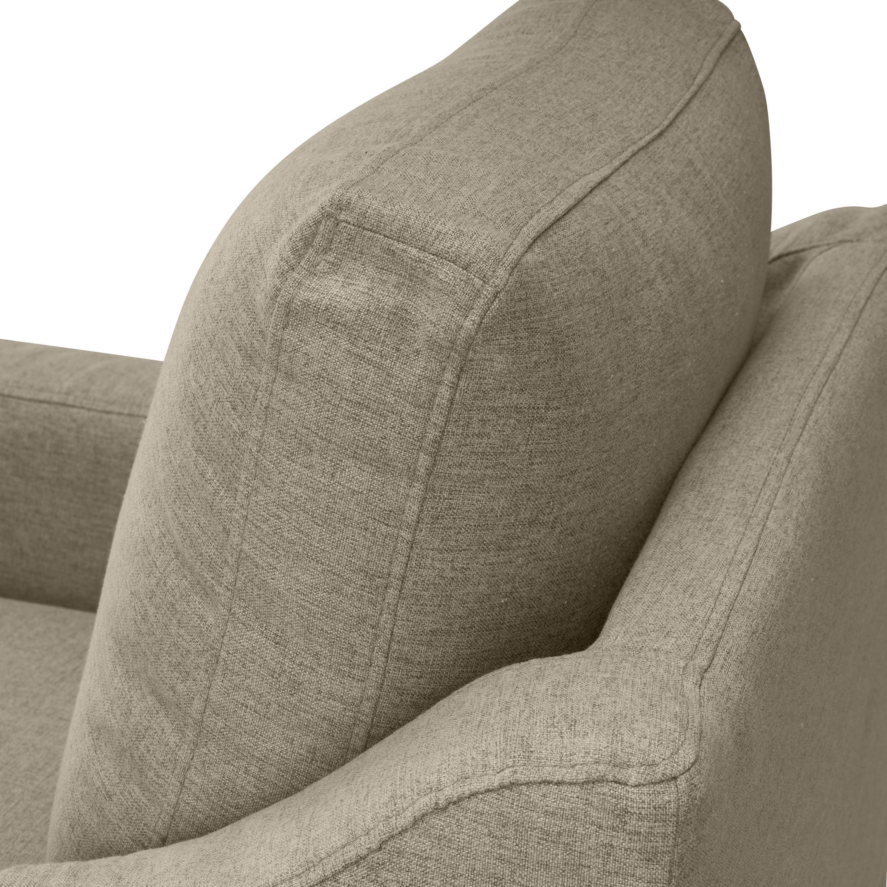 Shop Bush Home Harper Swivel Accent Chair with Slipcover HAR009SDB 7 #color_sand basketweave fabric
