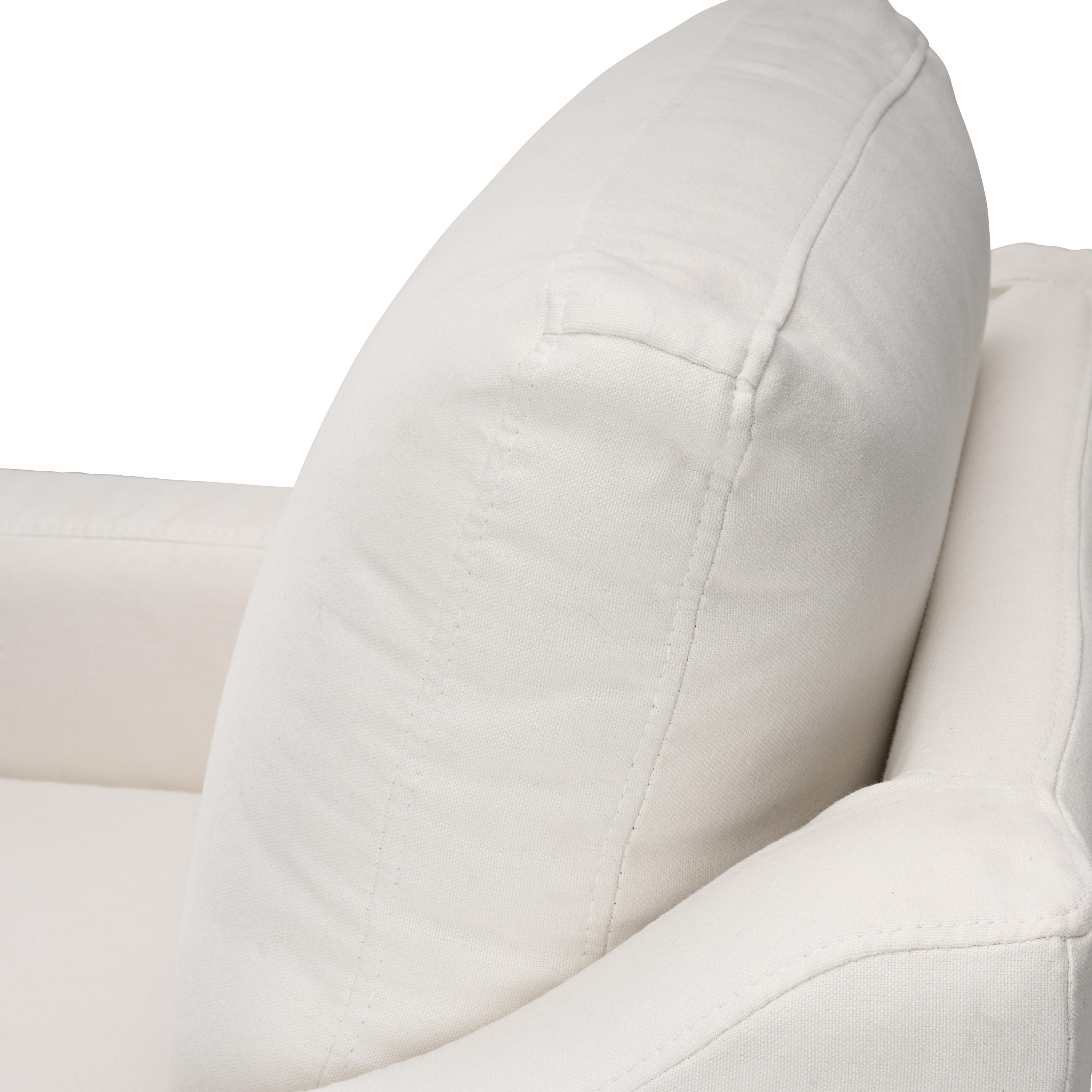 Shop Bush Home Harper Swivel Accent Chair with Slipcover HAR009IYB 8 #color_ivory basketweave fabric
