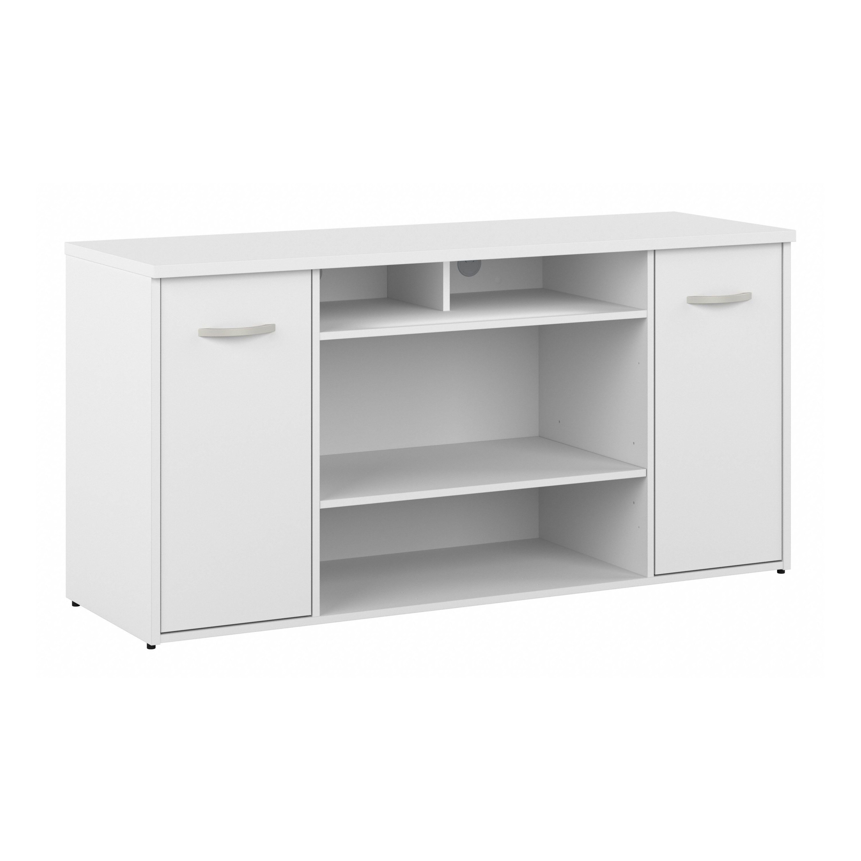 Shop Bush Business Furniture Studio C 60W Office Storage Cabinet with Doors and Shelves 02 SCS260WHK #color_white