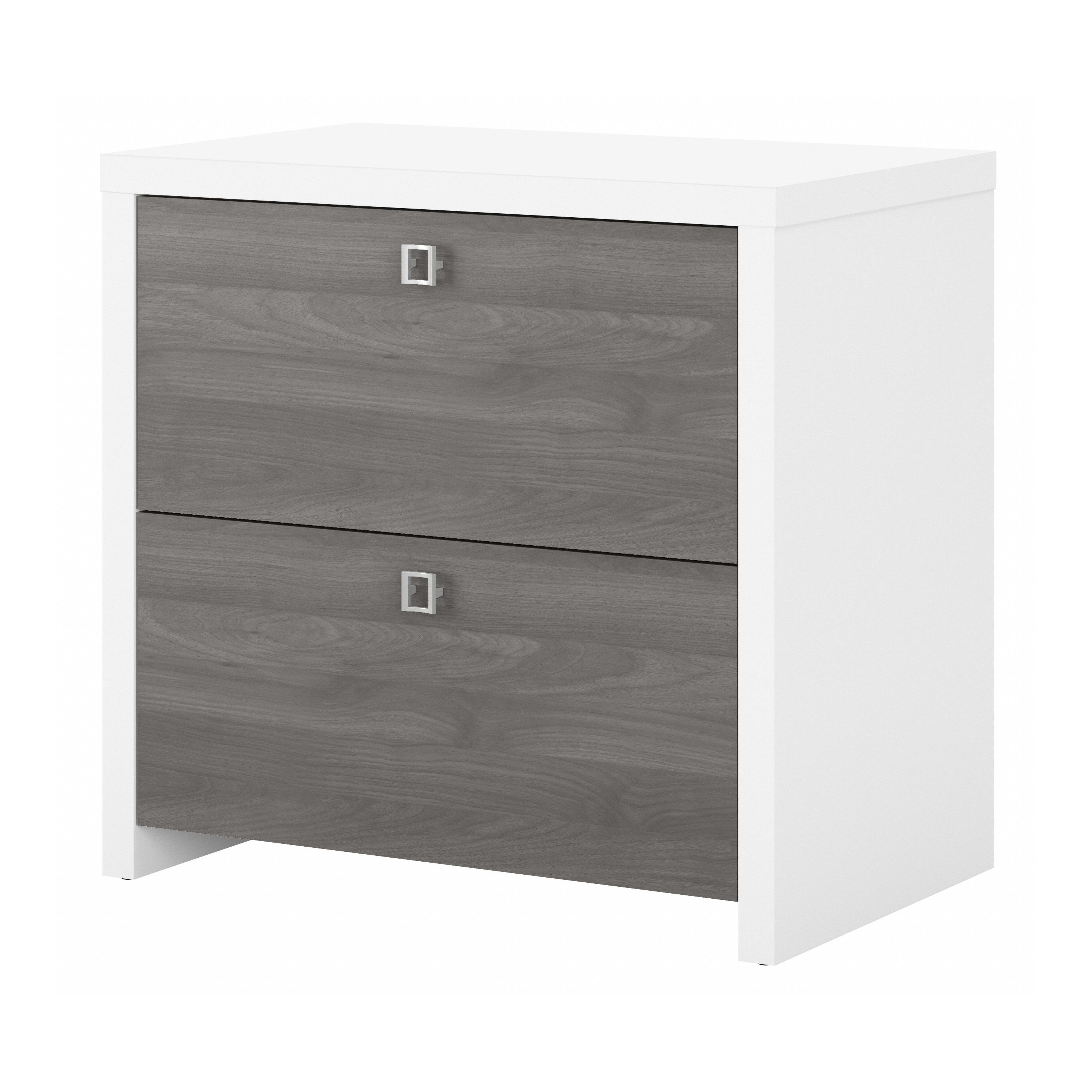 Shop Bush Business Furniture Echo 2 Drawer Lateral File Cabinet 02 KI60502-03 #color_pure white/modern gray